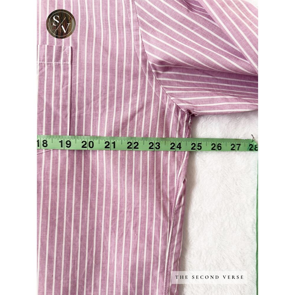 J. Crew Long Sleeve Buttondown Striped Men's Business Casual Shirt Size XL - Picture 5 of 8